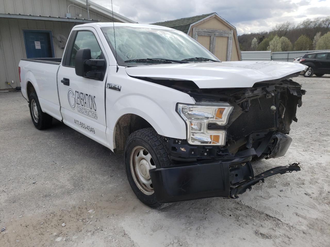 FORD F150 2016 with VIN 1FTMF1C80GKD83413 - Photo from auction