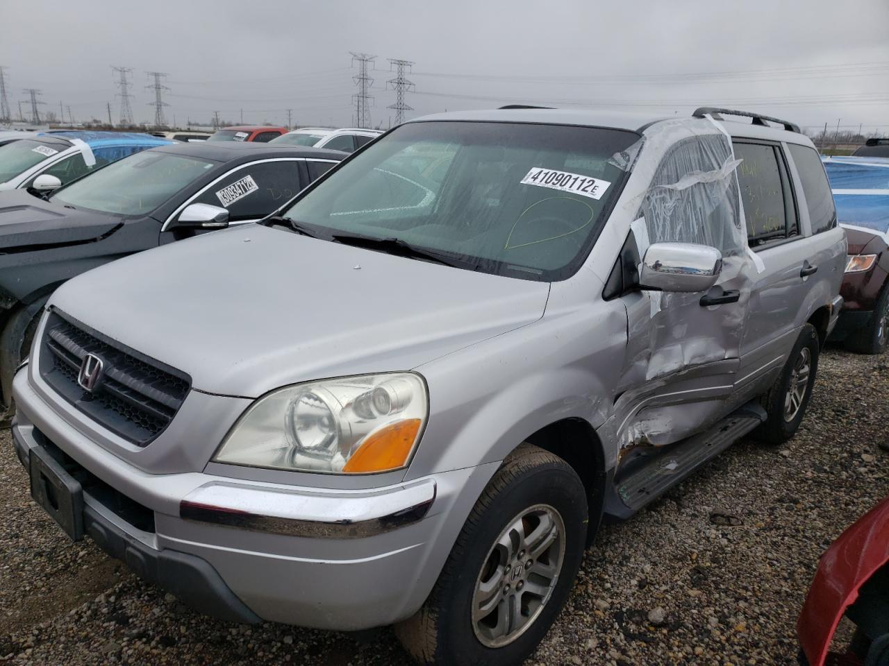 Photo 2 from auction – 2003 HONDA PILOT EX with VIN 2HKYF18413H532069