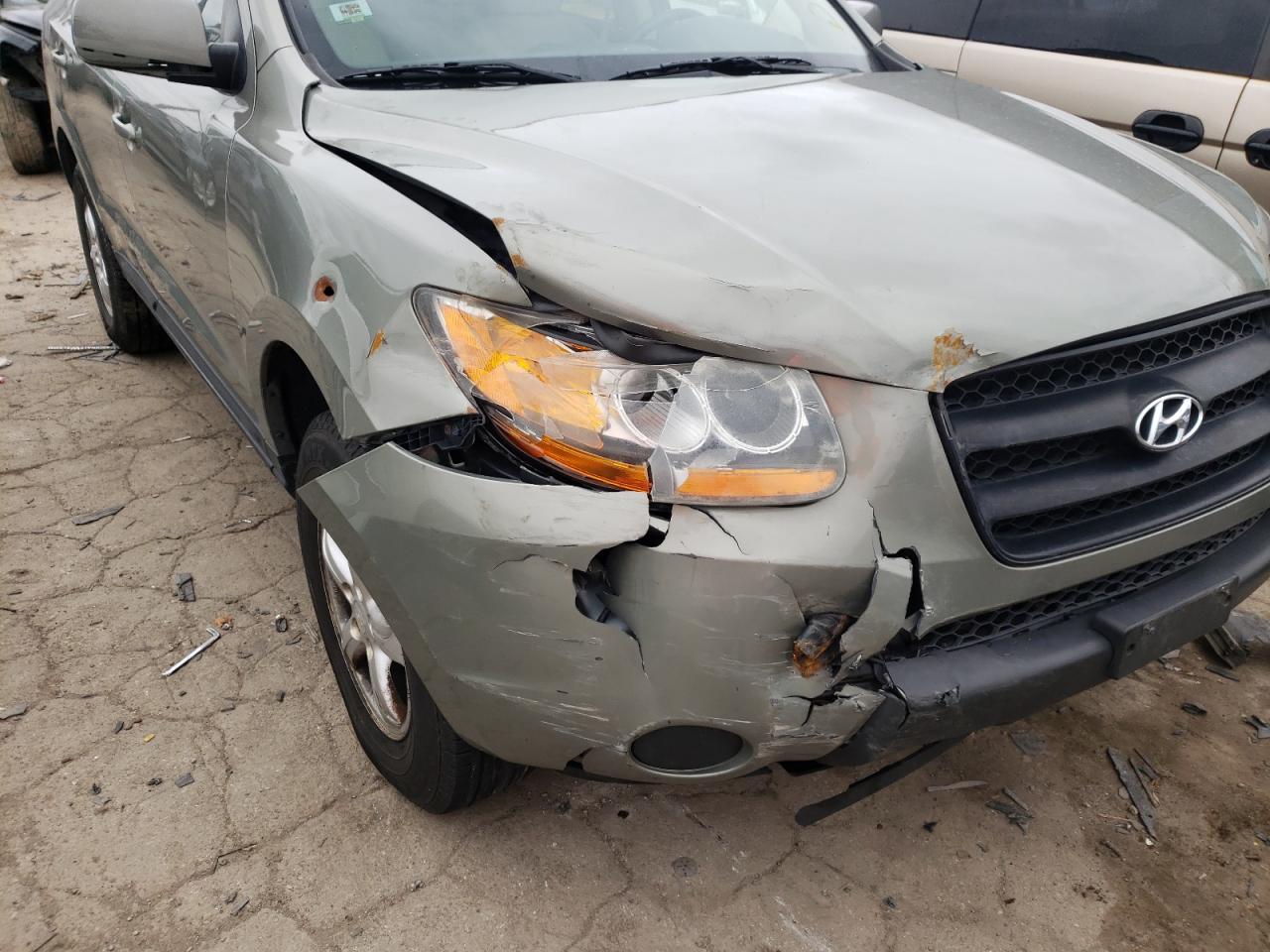Photo 9 from auction – 2008 HYUNDAI SANTA FE G with VIN 5NMSG13D28H174995