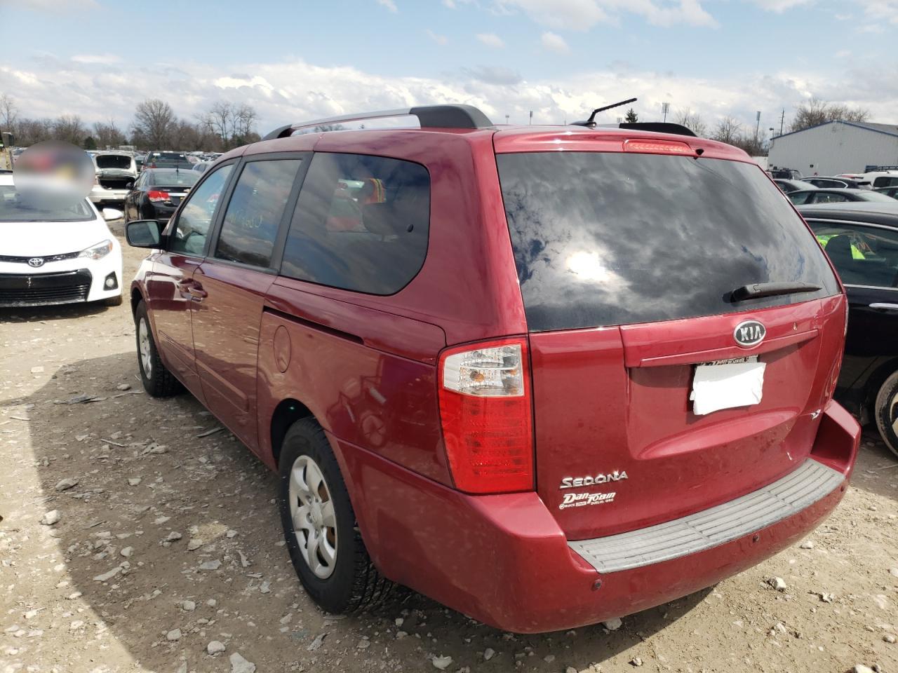 Photo 3 from auction – 2009 KIA SEDONA EX with VIN KNDMB233396297904
