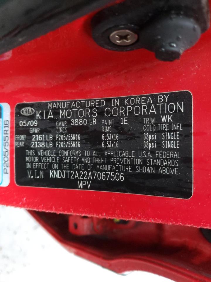 Zdjęcie 10 z aukcji – 2010 KIA SOUL + z VIN KNDJT2A22A7067506