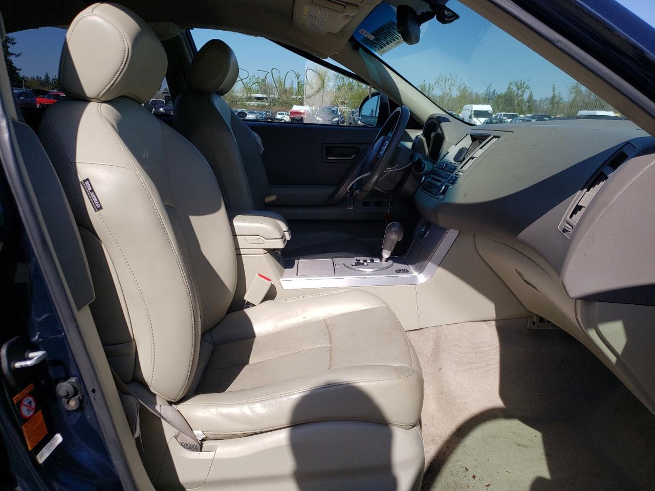 Photo 5 from auction – 2005 INFINITI FX35 with VIN JNRAS08W25X208693