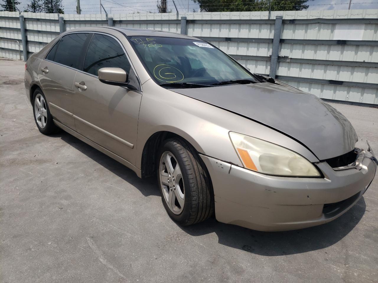HONDA ACCORD EX 2003 with VIN JHMCM56613C048764 - Photo from auction