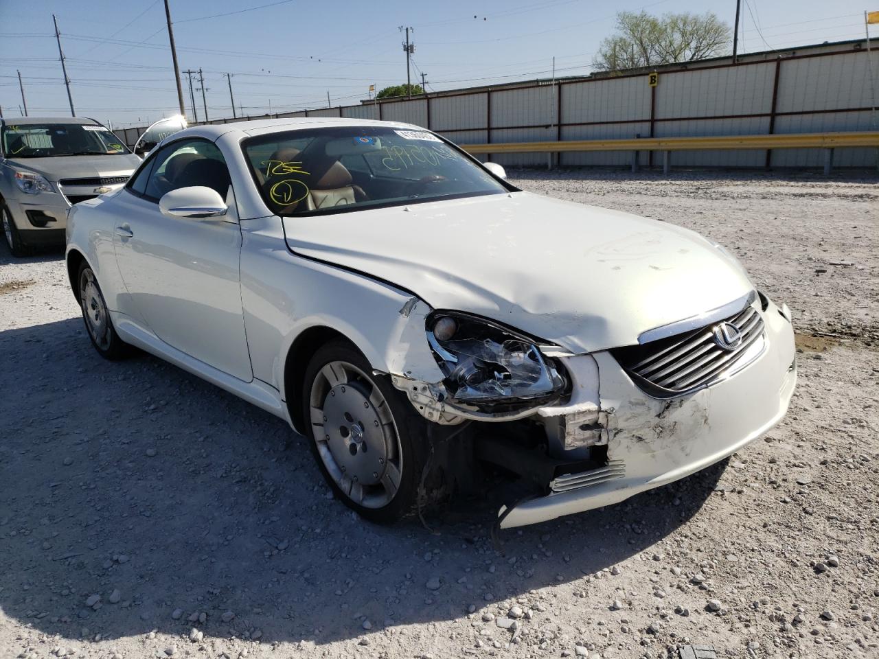 LEXUS SC 430 2003 with VIN JTHFN48Y230043514 - Photo from auction