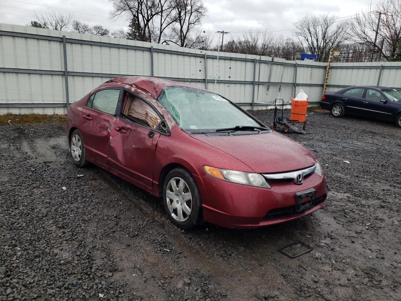 HONDA CIVIC LX 2007 with VIN 2HGFA16587H513035 - Photo from auction