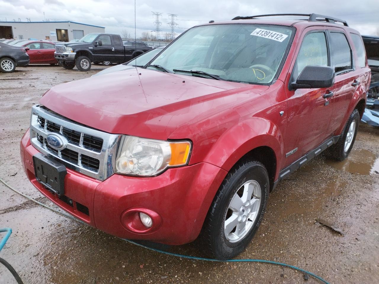 Photo 2 from auction – 2008 FORD ESCAPE XLT with VIN 1FMCU93108KD07304