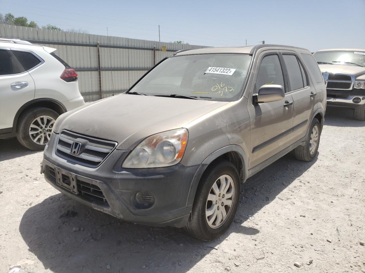 Photo 2 from auction – 2006 HONDA CR-V EX with VIN JHLRD78846C016372