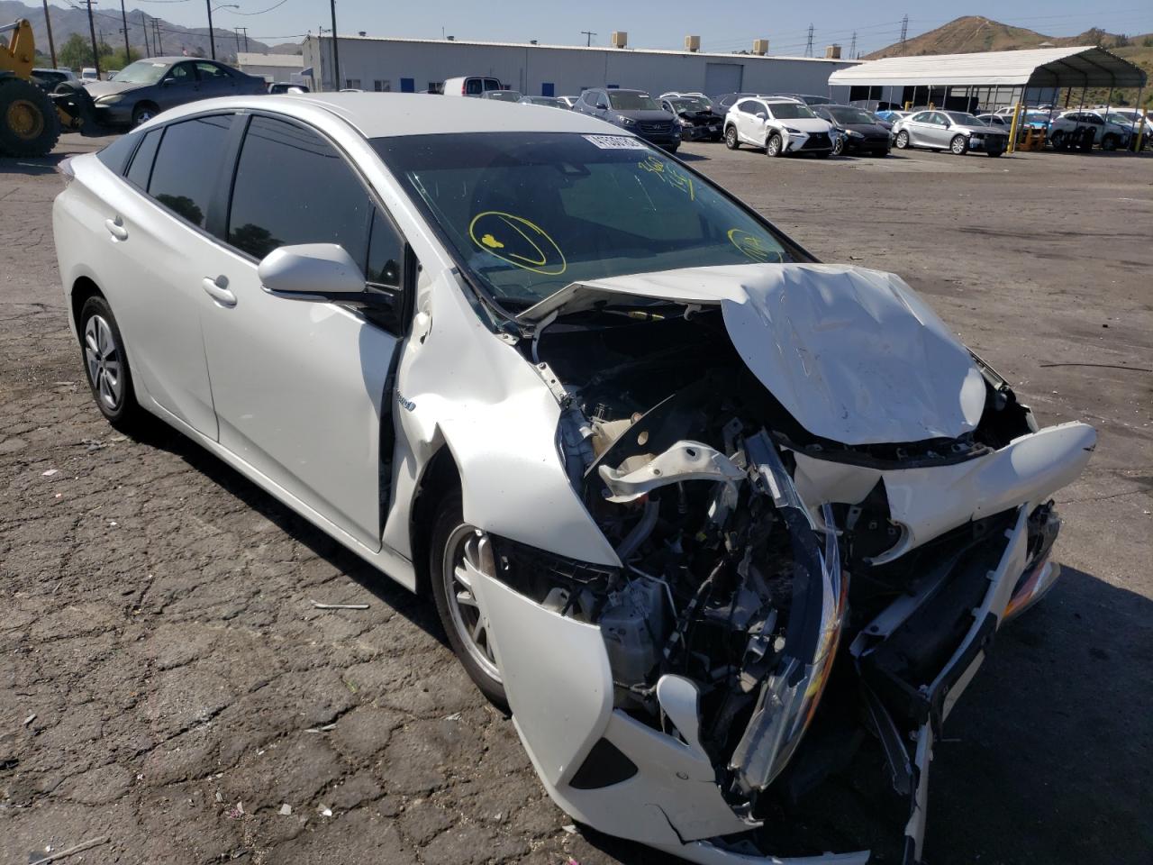 TOYOTA PRIUS 2018 with VIN JTDKARFU9J3064736 - Photo from auction