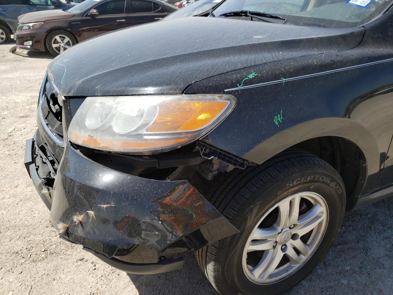 Photo 9 from auction – 2010 HYUNDAI SANTA FE G with VIN 5NMSG3AB9AH349262