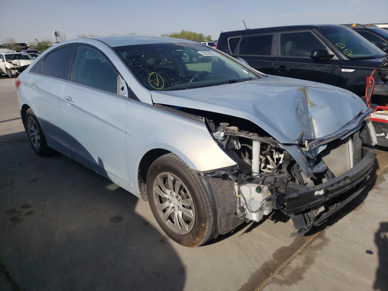 HYUNDAI SONATA GLS 2012 with VIN 5NPEB4AC5CH403933 - Photo from auction