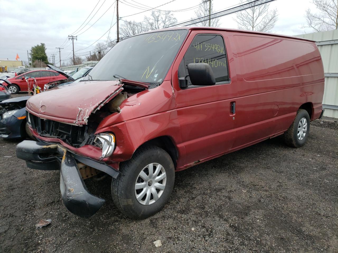 Photo 2 from auction – 2001 FORD ECONOLINE with VIN 1FTRE14291HB67874
