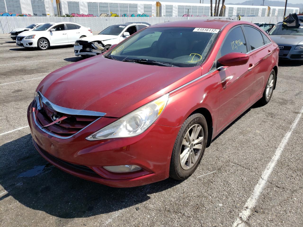 Photo 2 from auction – 2013 HYUNDAI SONATA GLS with VIN 5NPEB4AC8DH732465
