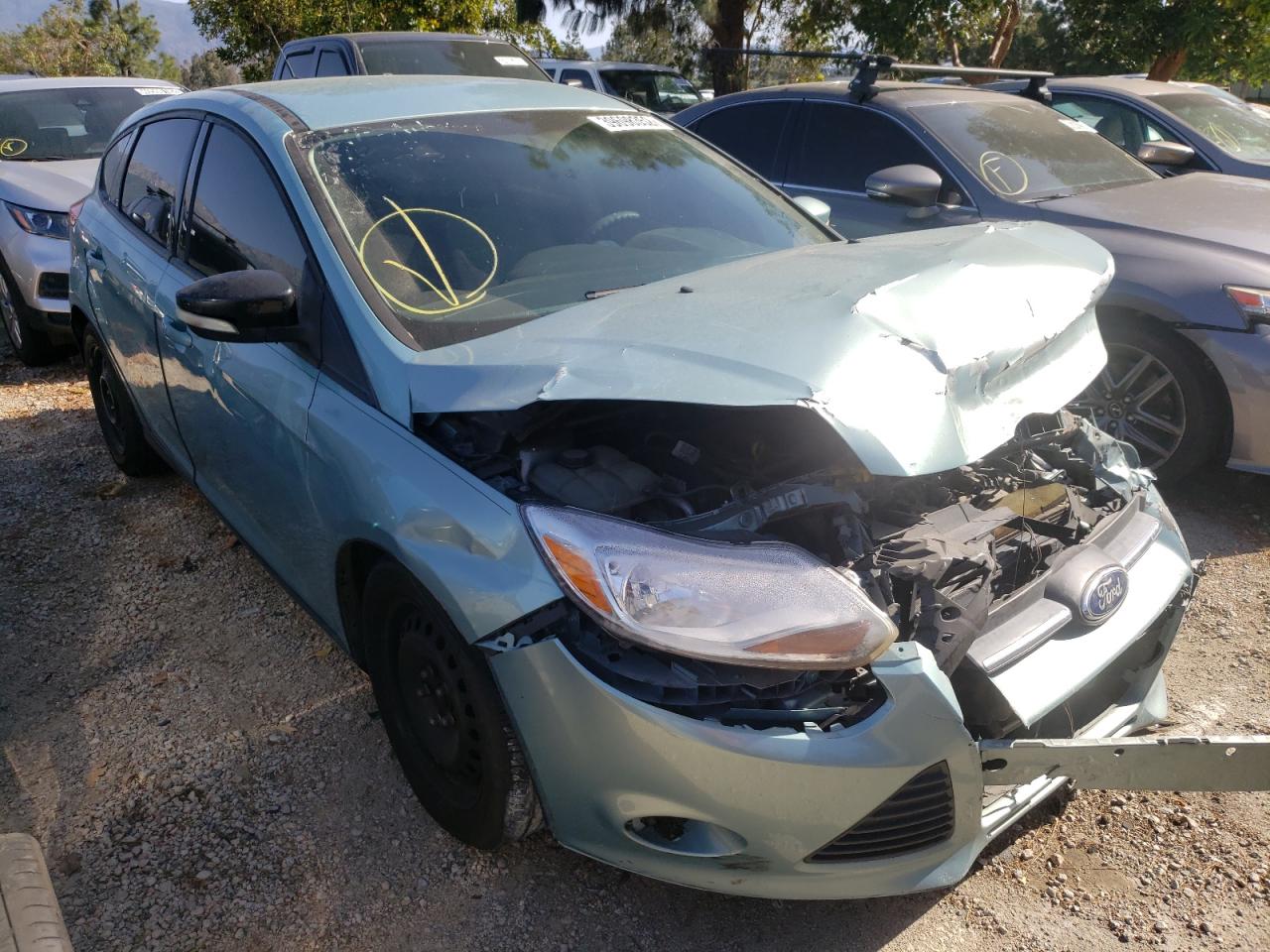 FORD FOCUS SE 2012 with VIN 1FAHP3K23CL204461 - Photo from auction