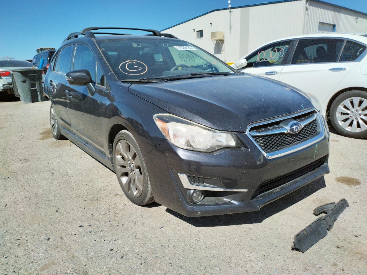 SUBARU IMPREZA SP 2016 with VIN JF1GPAS63G8212166 - Photo from auction
