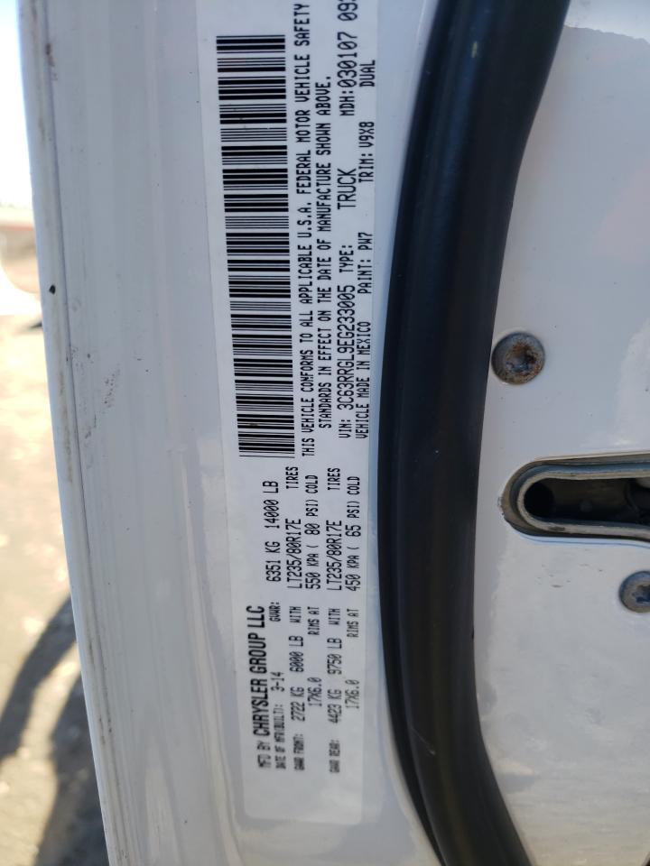 Photo 10 from auction – 2014 RAM 3500 ST with VIN 3C63RRGL9EG233005