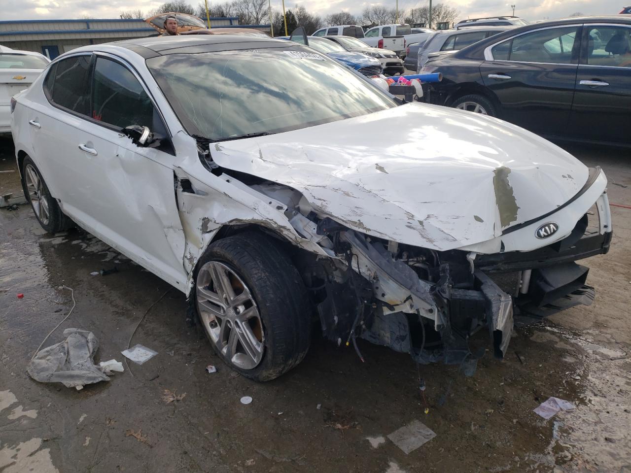 KIA OPTIMA SX 2014 with VIN 5XXGR4A65EG347070 - Photo from auction