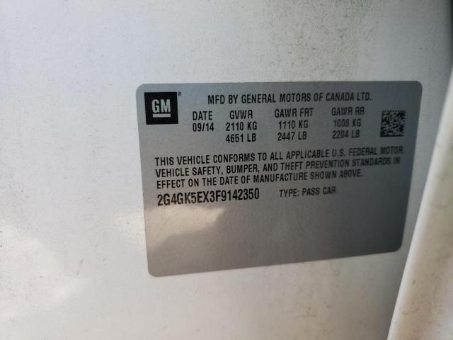 Photo 10 from auction – 2015 BUICK REGAL with VIN 2G4GK5EX3F9142350