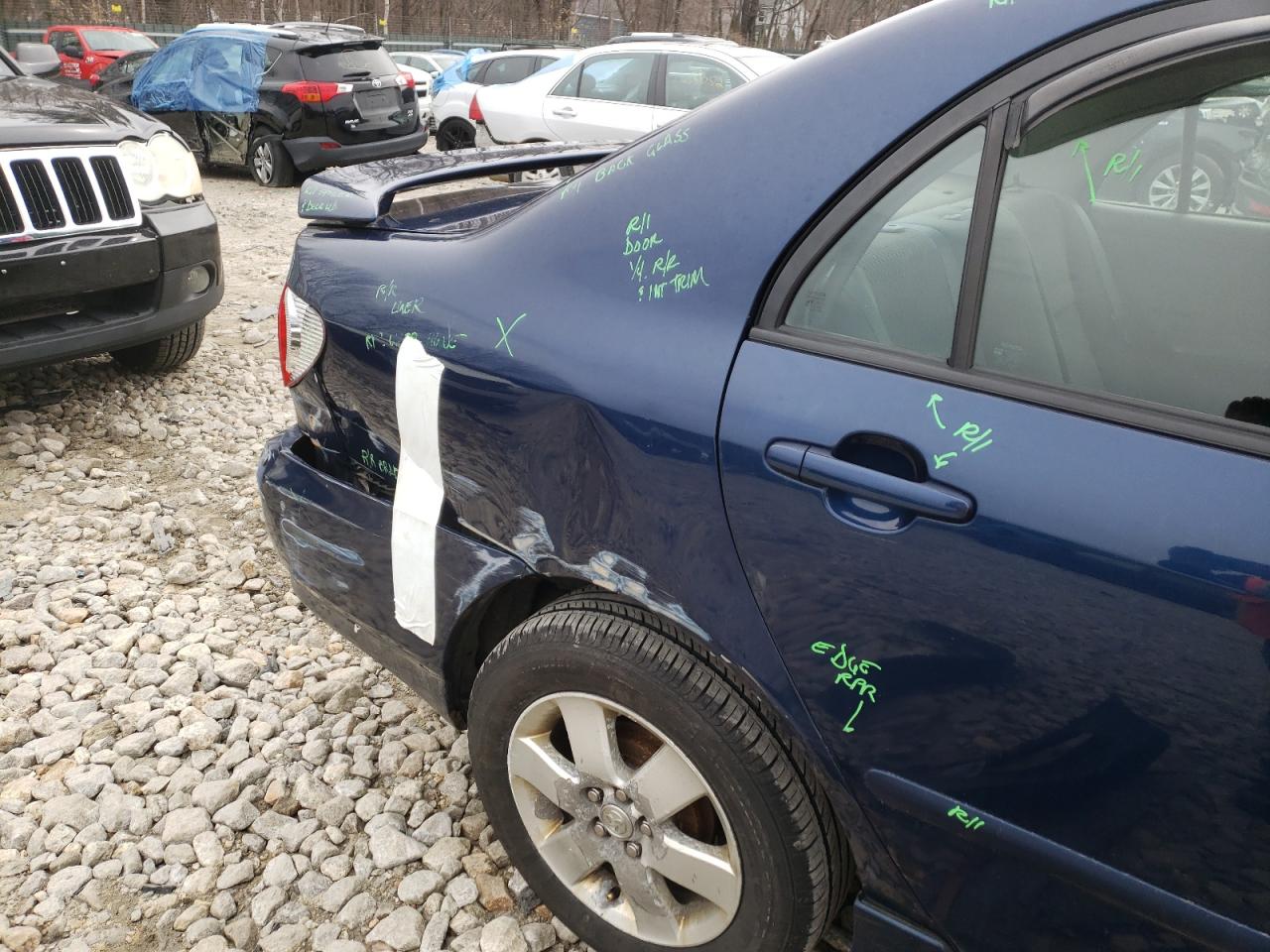Photo 9 from auction – 2007 TOYOTA COROLLA CE with VIN 2T1BR32E97C741434