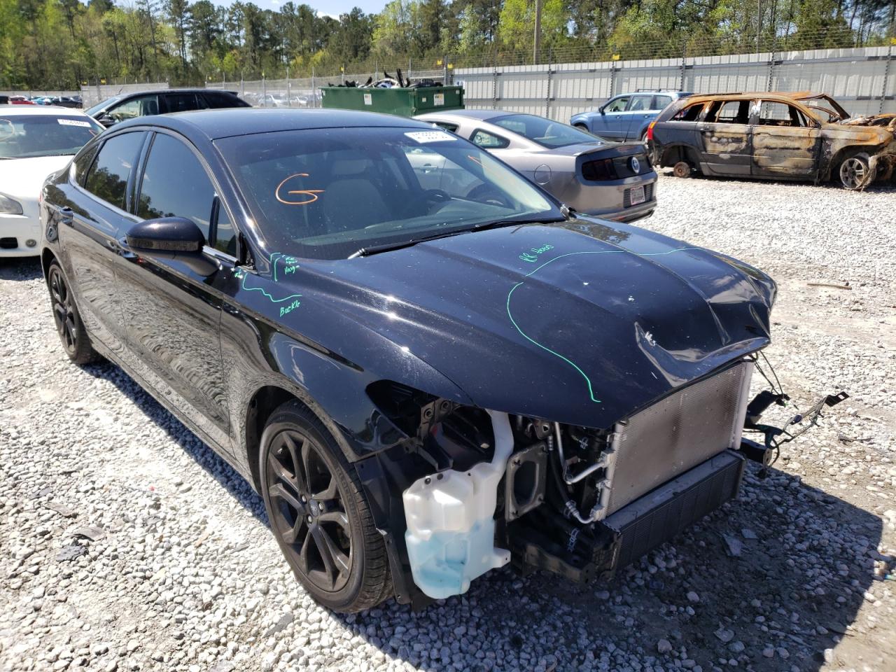 Photo 1 from auction – 2019 FORD FUSION SE with VIN 3FA6P0HD1KR111498