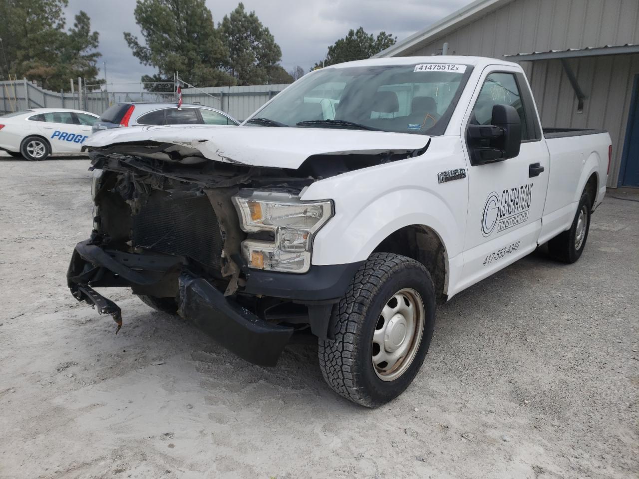 Photo 2 from auction – 2016 FORD F150 with VIN 1FTMF1C80GKD83413