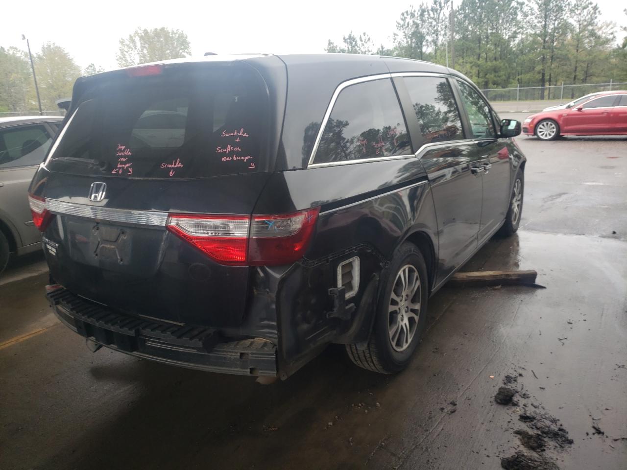 Photo 4 from auction – 2012 HONDA ODYSSEY EX with VIN 5FNRL5H61CB106399