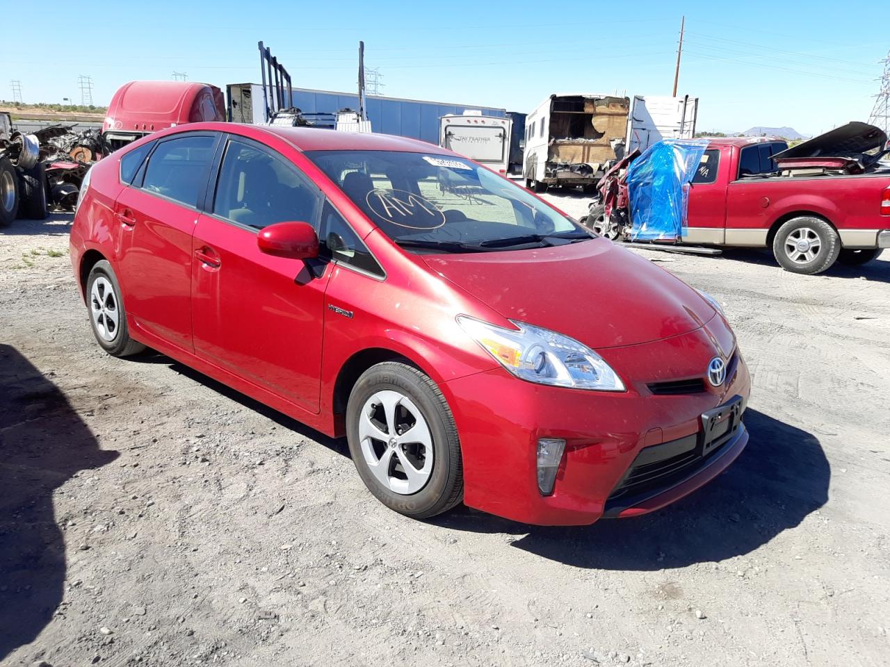 Photo 1 from auction – 2014 TOYOTA PRIUS with VIN JTDKN3DUXE0363678
