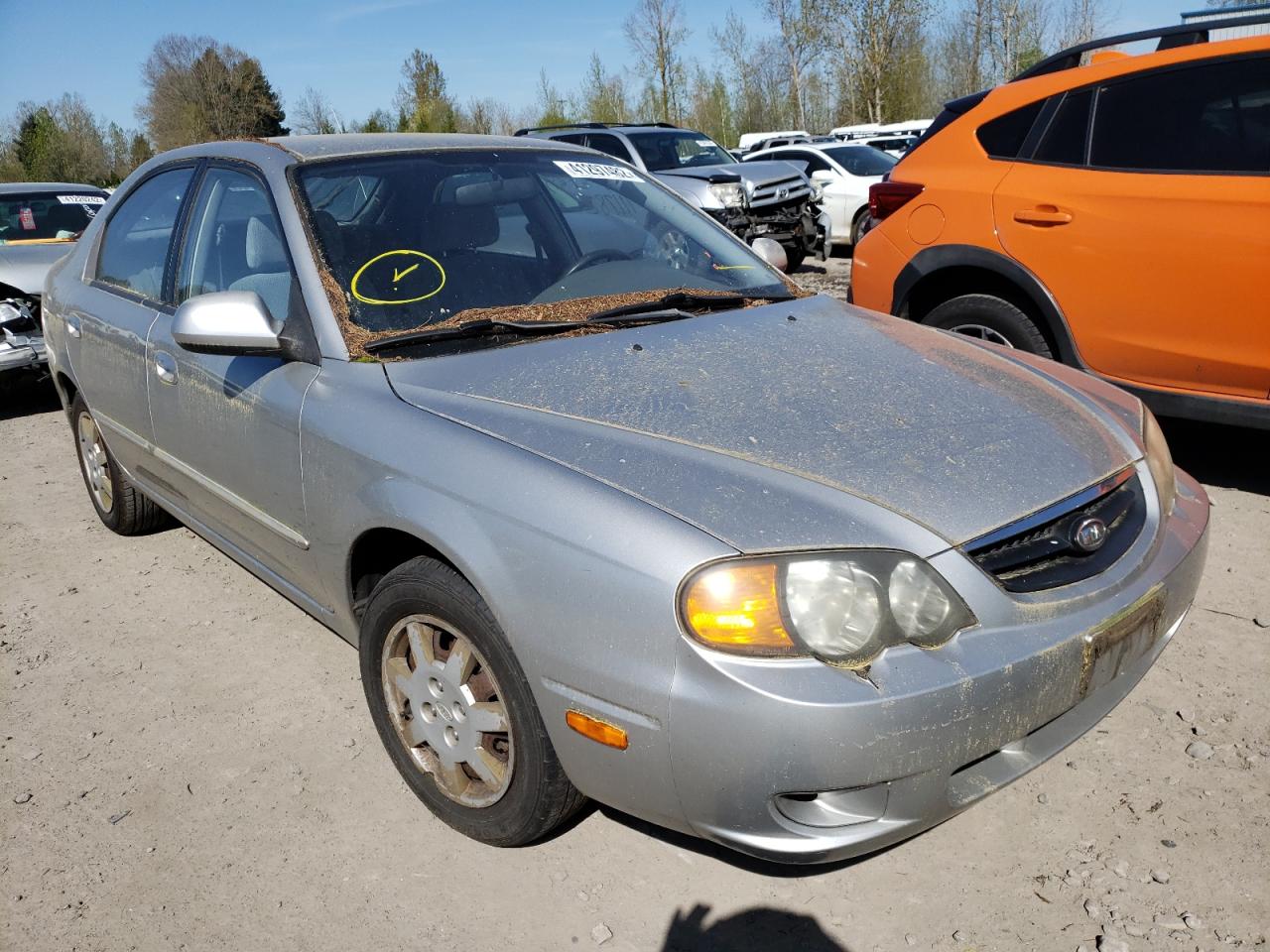 KIA SPECTRA GS 2003 with VIN KNAFB161535123629 - Photo from auction