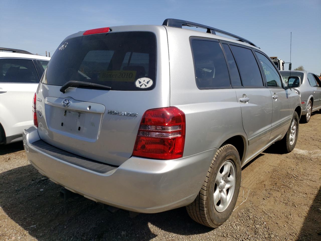 Photo 4 from auction – 2002 TOYOTA HIGHLANDER with VIN JTEGD21A720033677