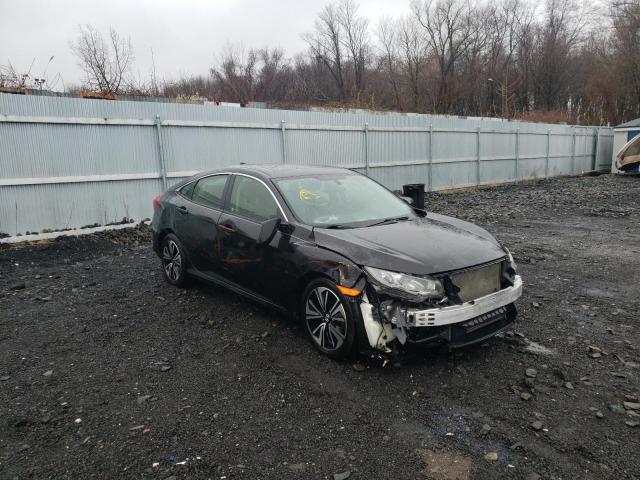 HONDA CIVIC EX 2018 with VIN JHMFC1F35JX014489 - Photo from auction