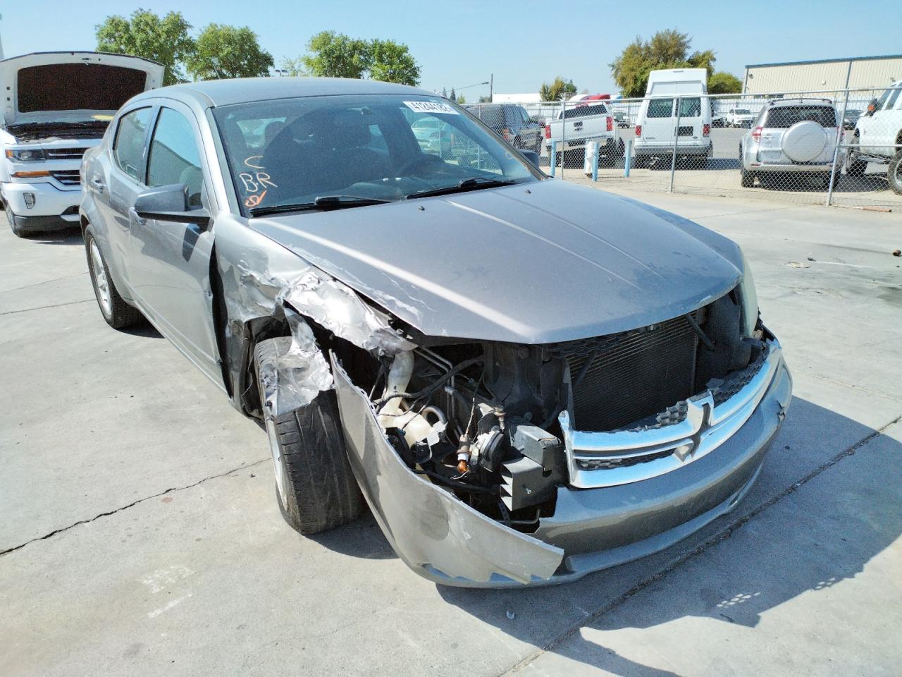 DODGE AVENGER SE 2013 with VIN 1C3CDZAB3DN643395 - Photo from auction
