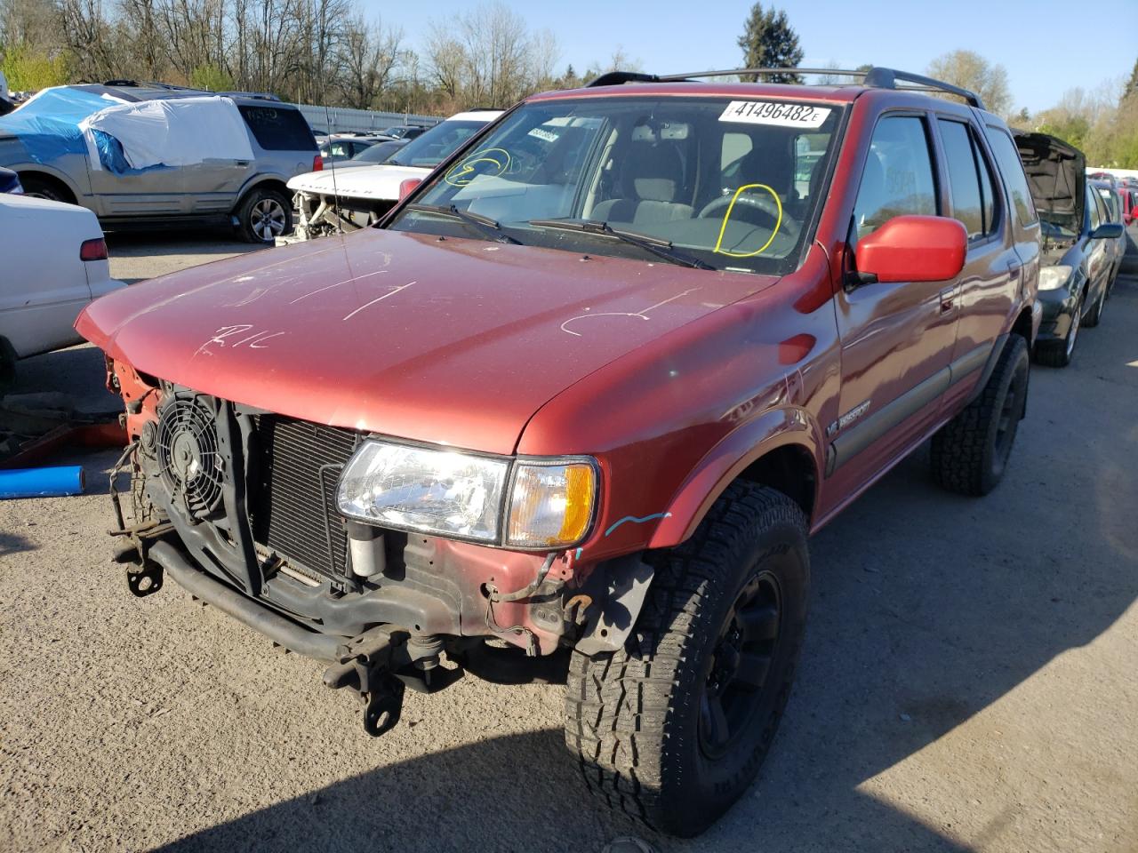 Photo 2 from auction – 2000 HONDA PASSPORT E with VIN 4S6DM58W8Y4414419