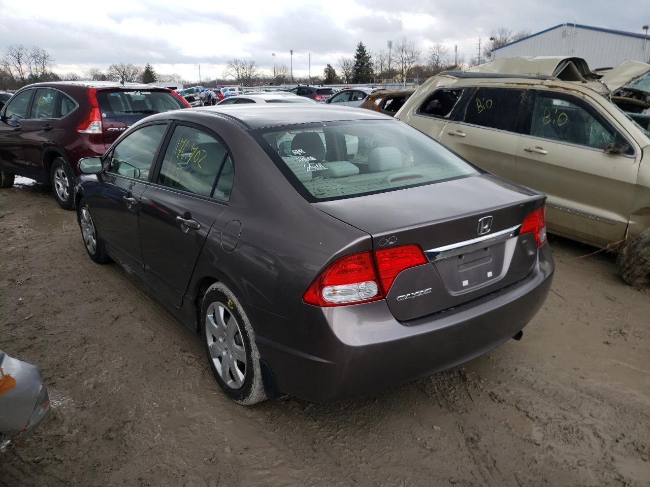 Photo 3 from auction – 2009 HONDA CIVIC with VIN 19XFA16559E042345