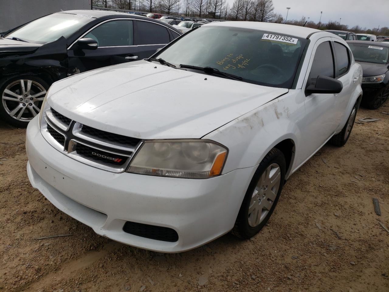 Photo 2 from auction – 2013 DODGE AVENGER SE with VIN 1C3CDZAG6DN760223