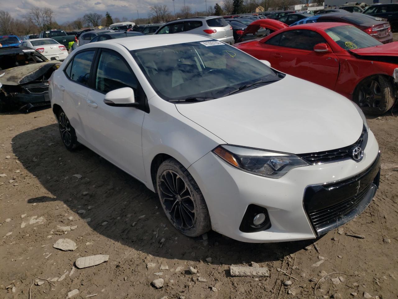 TOYOTA COROLLA L 2015 with VIN 2T1BURHE9FC444140 - Photo from auction