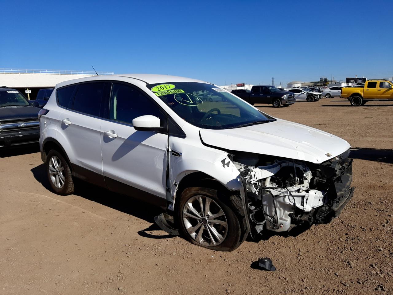 FORD ESCAPE SE 2017 with VIN 1FMCU0GD0HUC68363 - Photo from auction