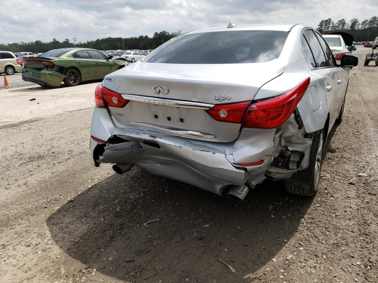 Photo 9 from auction – 2015 INFINITI Q50 BASE with VIN JN1BV7AR0FM417817