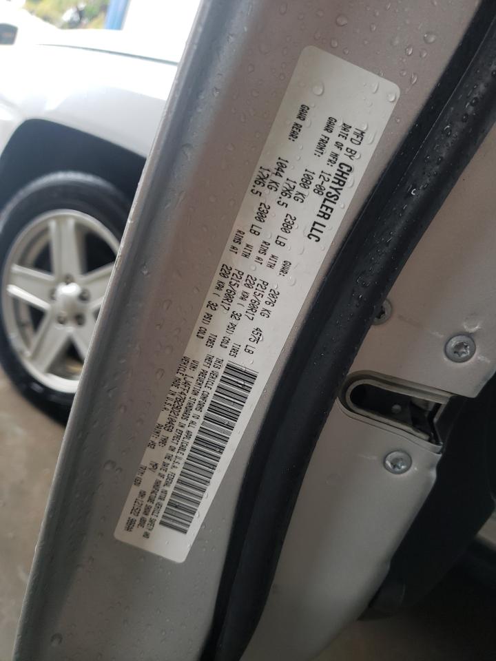 Photo 10 from auction – 2009 JEEP COMPASS SP with VIN 1J4FF47B29D210459