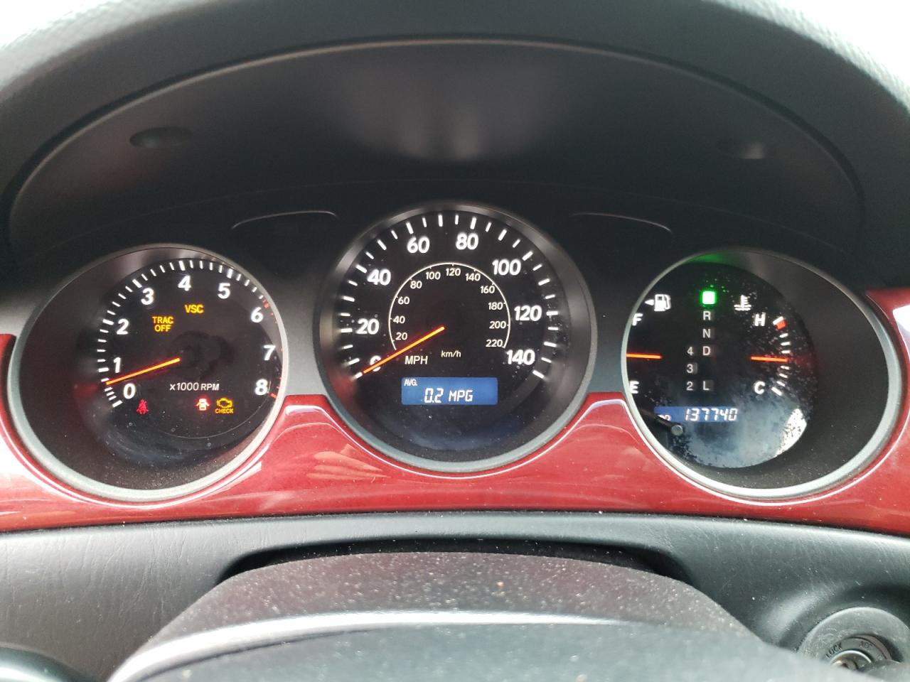 Photo 8 from auction – 2005 LEXUS ES 330 with VIN JTHBA30G255133484