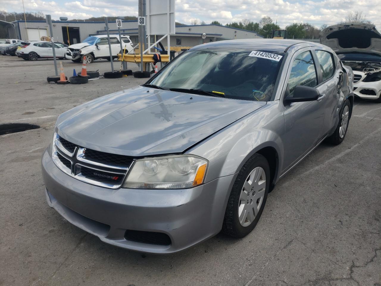 Photo 2 from auction – 2014 DODGE AVENGER SE with VIN 1C3CDZAB7EN160722