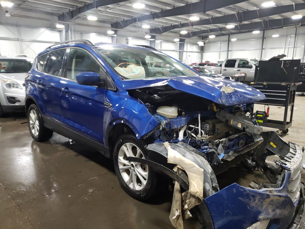 Photo 1 from auction – 2018 FORD ESCAPE SE with VIN 1FMCU9GD6JUA13789