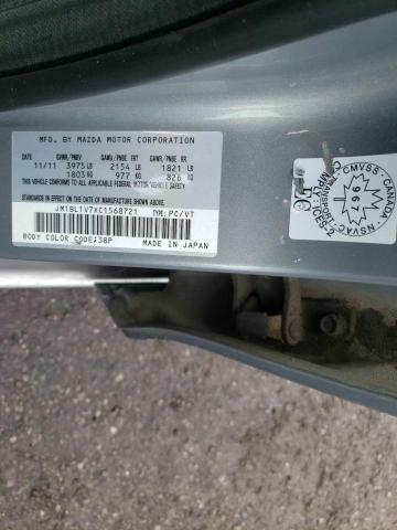 Photo 10 from auction – 2012 MAZDA 3 I with VIN JM1BL1V7XC1568721