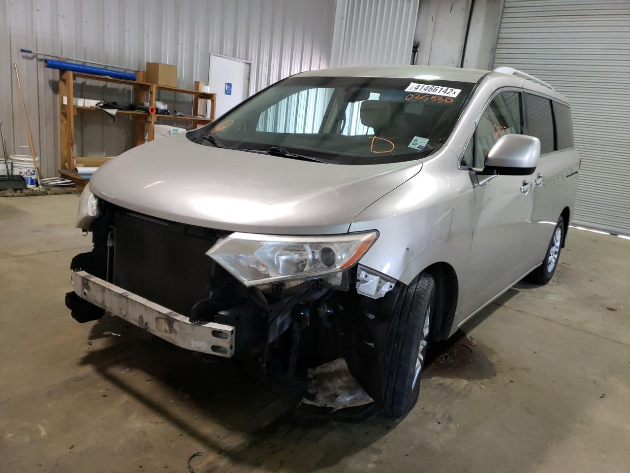 Photo 2 from auction – 2012 NISSAN QUEST S with VIN JN8AE2KP7C9035330