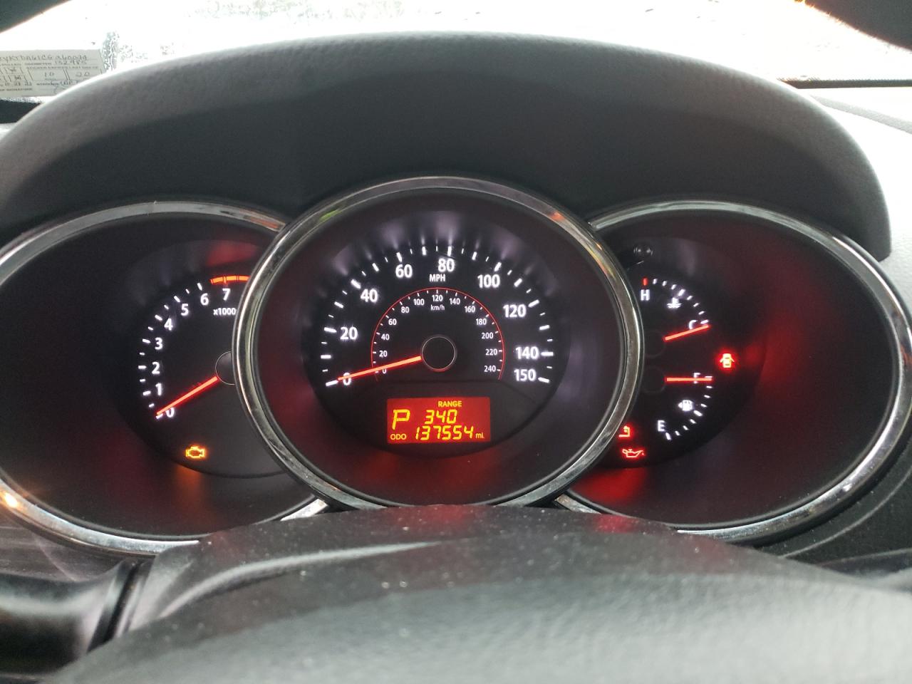 Photo 8 from auction – 2012 KIA SORENTO BA with VIN 5XYKTDA61CG260044