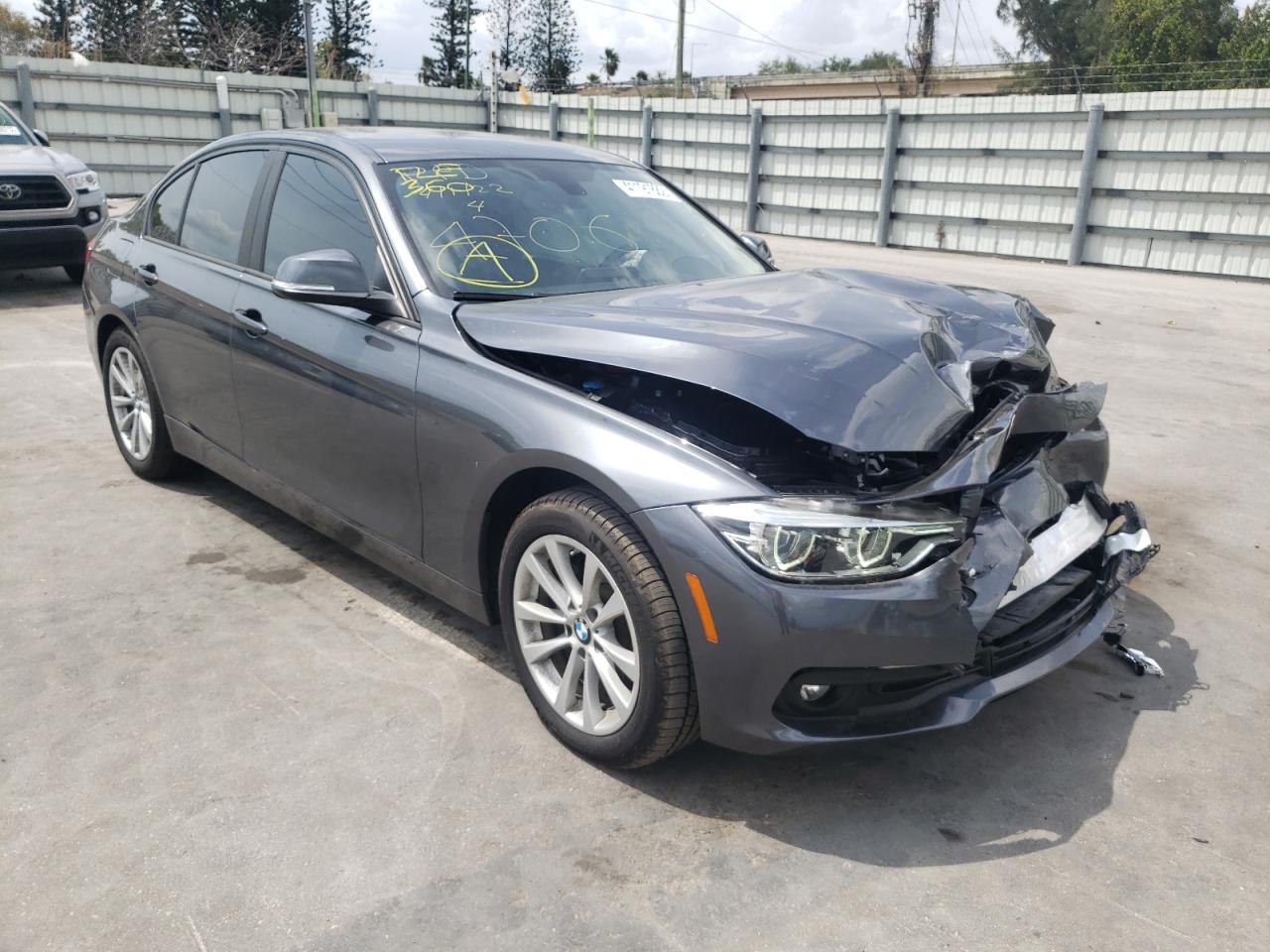 BMW 320 I 2018 with VIN WBA8A9C54JAH14706 - Photo from auction