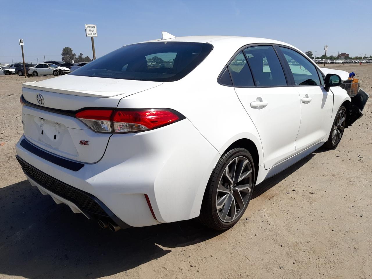 Photo 4 from auction – 2021 TOYOTA COROLLA SE with VIN 5YFS4MCE1MP060537