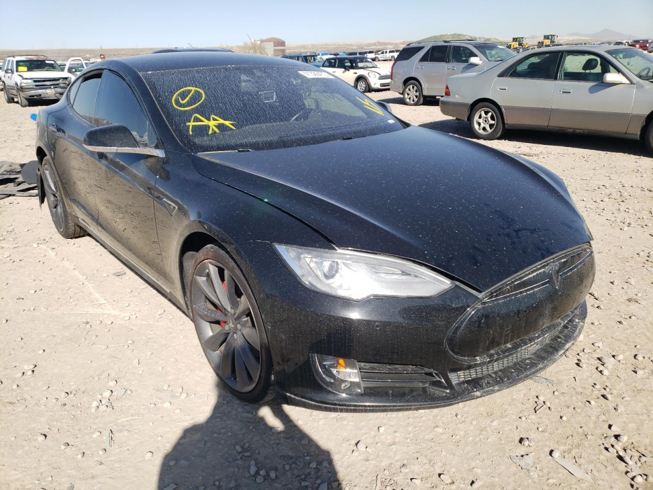 TESLA MODEL S 2014 with VIN 5YJSA1H26EFP68267 - Photo from auction
