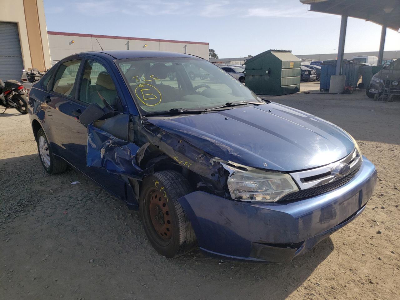 FORD FOCUS S/SE 2008 with VIN 1FAHP34N08W196669 - Photo from auction