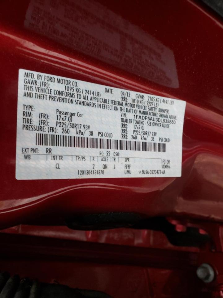 Photo 10 from auction – 2013 FORD C-MAX SE with VIN 1FADP5AU3DL535880