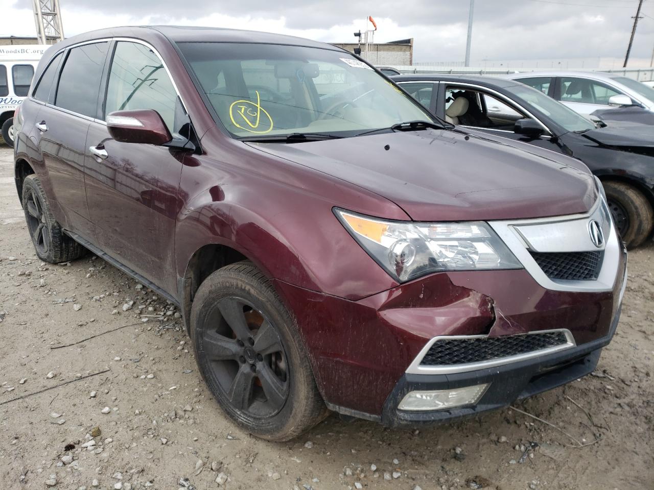 ACURA MDX 2012 with VIN 2HNYD2H23CH517473 - Photo from auction