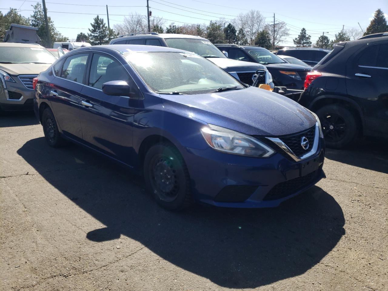 NISSAN SENTRA S 2018 with VIN 3N1AB7AP3JY328428 - Photo from auction